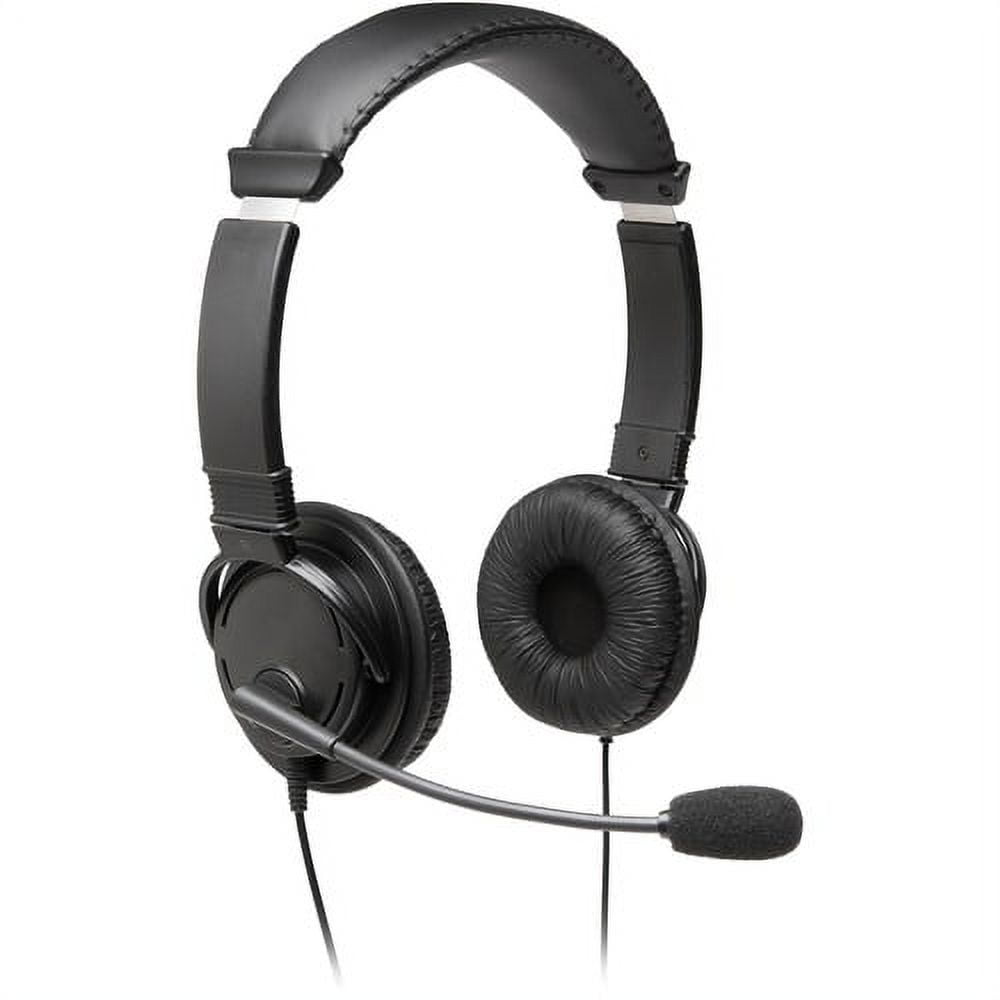 Kensington Hi-Fi Headphones - Stereo - Black - Mini-phone (3.5mm) - Wired - Over-the-head - Binaural - Circumaural - 6 ft Cable - 1 Kensington Hi-Fi Headphones - Stereo - Black - Mini-phone (3.5mm) - Wired - Over-the-head - Binaural - Circumaural - 6 ft Cable - 1