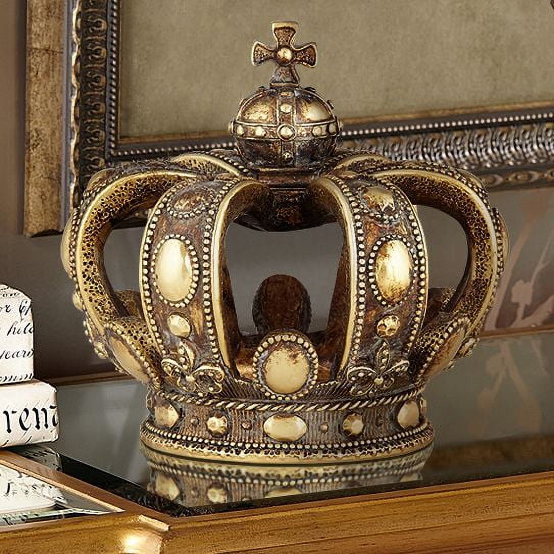 Kensington Hill Royals Copper and Gold 6 3/4" High Crown Sculpture