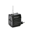 thumbnail image 1 of Kensington International Travel Adapter - Power adapter (BS 1363, NEMA 1-15, Europlug, AS/NZS 3112, 2 x USB) - black, 1 of 7