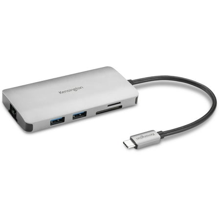 Kensington 5-Port USB Type C Mobile Driverless Hub - Black, Silver