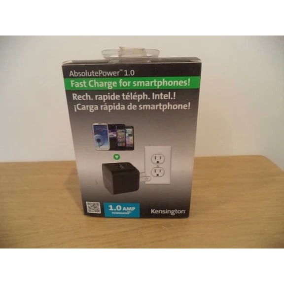 Kensington K39595Am Absolutepower 1.0 Powerwhiz Fast Wall Charger For Smartphones - Retail Packaging... (Kenk39595Am)