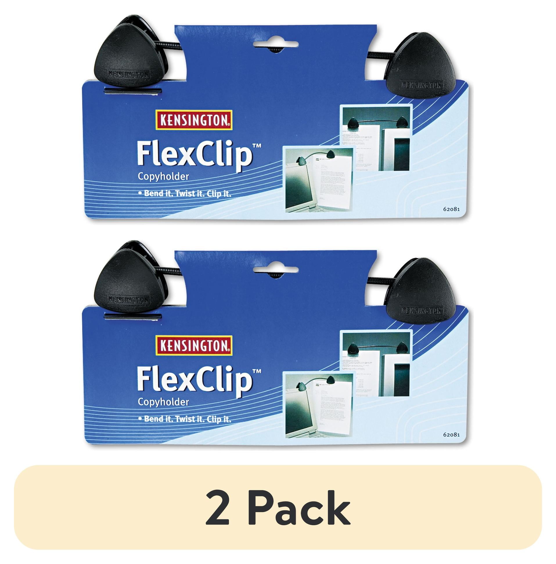 FlexClip Gooseneck Copyholder, Monitor/Laptop Mount, Plastic, Black FlexClip Gooseneck Copyholder, Monitor/Laptop Mount, Plastic, Black