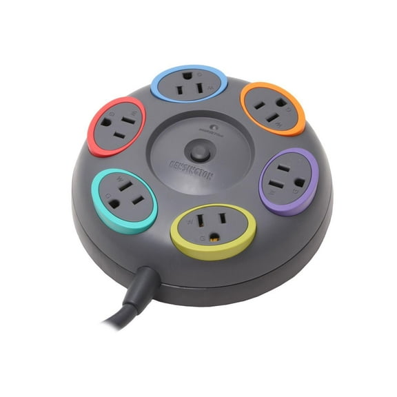 Smartsockets Table Top Surge 6 Outlet 16Ft 1500J