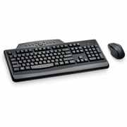 Kensington K72408USA Pro Fit Wireless Media Desktop Set with 2.4 GHz Frequency/30 ft. Wireless Range - Black