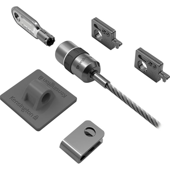Kensington, KMW64615, Desktop/Peripherals Locking Kit, 1, Silver ...