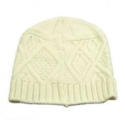 Kensington Knit Beanie Hat - ONE SIZE FITS MOST - Off White