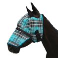 thumbnail image 1 of Kensington Long Nose Fly Mask Medium Black Ice Pla, 1 of 3