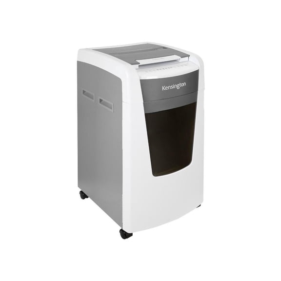 Kensington OfficeAssist Auto Feed Shredder A6000-HS Anti-Jam Micro Cut - Continuous Shredder - Micro Cut - 10 Per Pass - for shredding Paper, Staples, Paper Clip, Credit Card, Junk Mail, Glossy ...