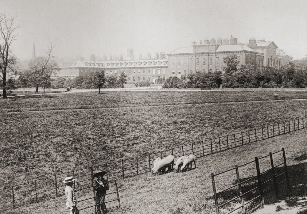 Kensington Palace Kensington Gardens London England In The Late 19Th Century From London Historic And Social Published 1902 Canvas Art - Ken Welsh Design Pics (36 x 24)