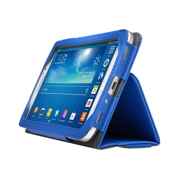 Kensington Portofolio Soft Folio Case - Protective case for tablet - blue - for Samsung Galaxy Tab 3 (7 in)