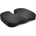 thumbnail image 1 of Kensington Premium Cool-Gel Seat Cushion 14" x 18" - Gel Filling - Fabric Cover - Foam - Comfortable, Durable, Anti-slip, Ergonomic Design, Machine Washable, Carrying Strap - 1Each, 1 of 20