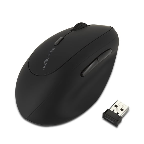 Kensington Pro Fit Left-Handed Ergo Wireless Mouse - Black