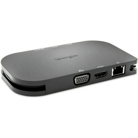 Kensington - USB-C Mobile Docking Station - Black