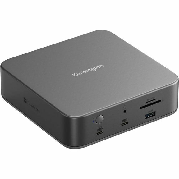 Kensington SD5010T5 EQ Thunderbolt 5 Triple 4K Docking Station (2 x HDMI) - Windows/macOS - for Notebook, Monitor, Workstation, MacBook, Display, Headphone, Microphone - Charging Capability - Memor...