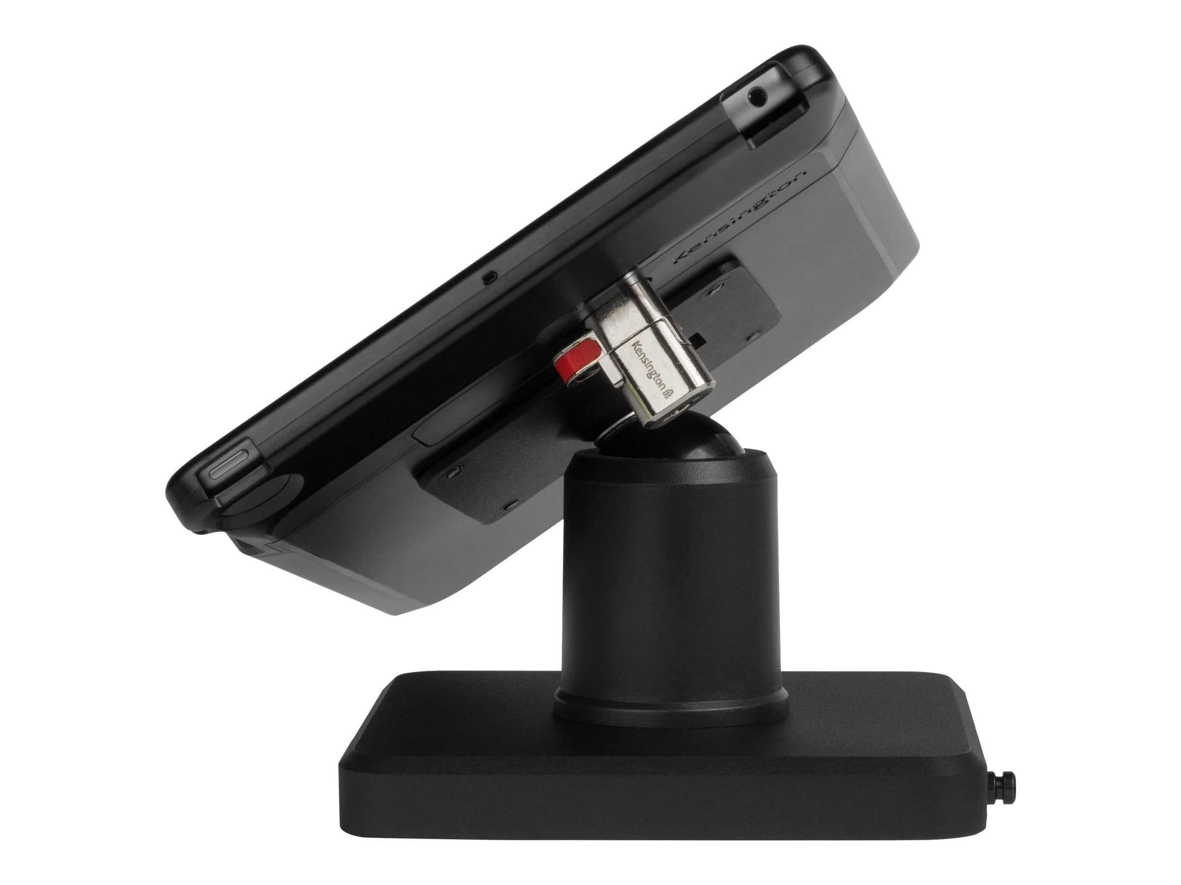 Kensington SecureBack Enclosure and Stand - Enclosure - Anti-Theft - for tablet - metal - black - mounting interface: 75 x 75 mm