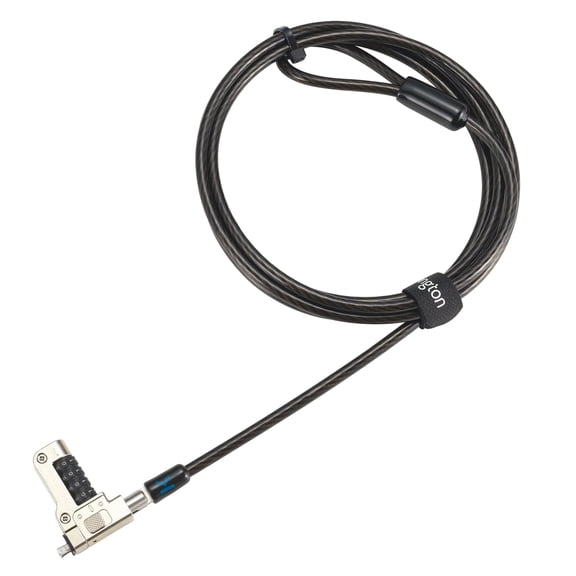 Slim N17 20 Combination Laptop Lock for Wedge-Shaped Slots - Device Security