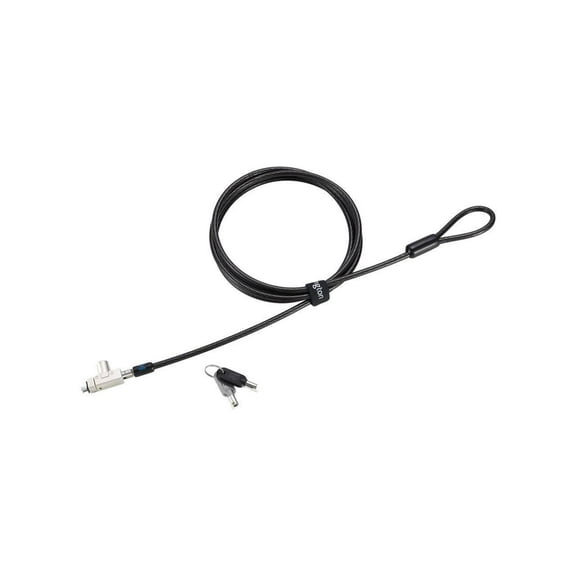 Kensington Slim N17 2.0 Keyed Laptop Lock for Wedge-Shaped Slots - Master Keyed On Demand - 5.91 ft Cable - Master Keyed