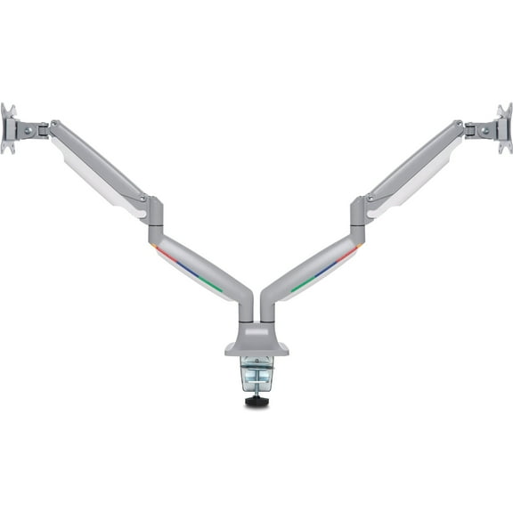 Kensington SmartFit One-Touch Height Adjustable Dual Monitor Arm, Gray