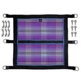 thumbnail image 1 of Kensington Stall Door Guard Lavender Mint Plaid, 1 of 2