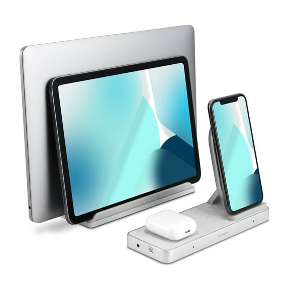 Kensington StudioCaddy with Qi Wireless Charging for Apple Devices, Gray