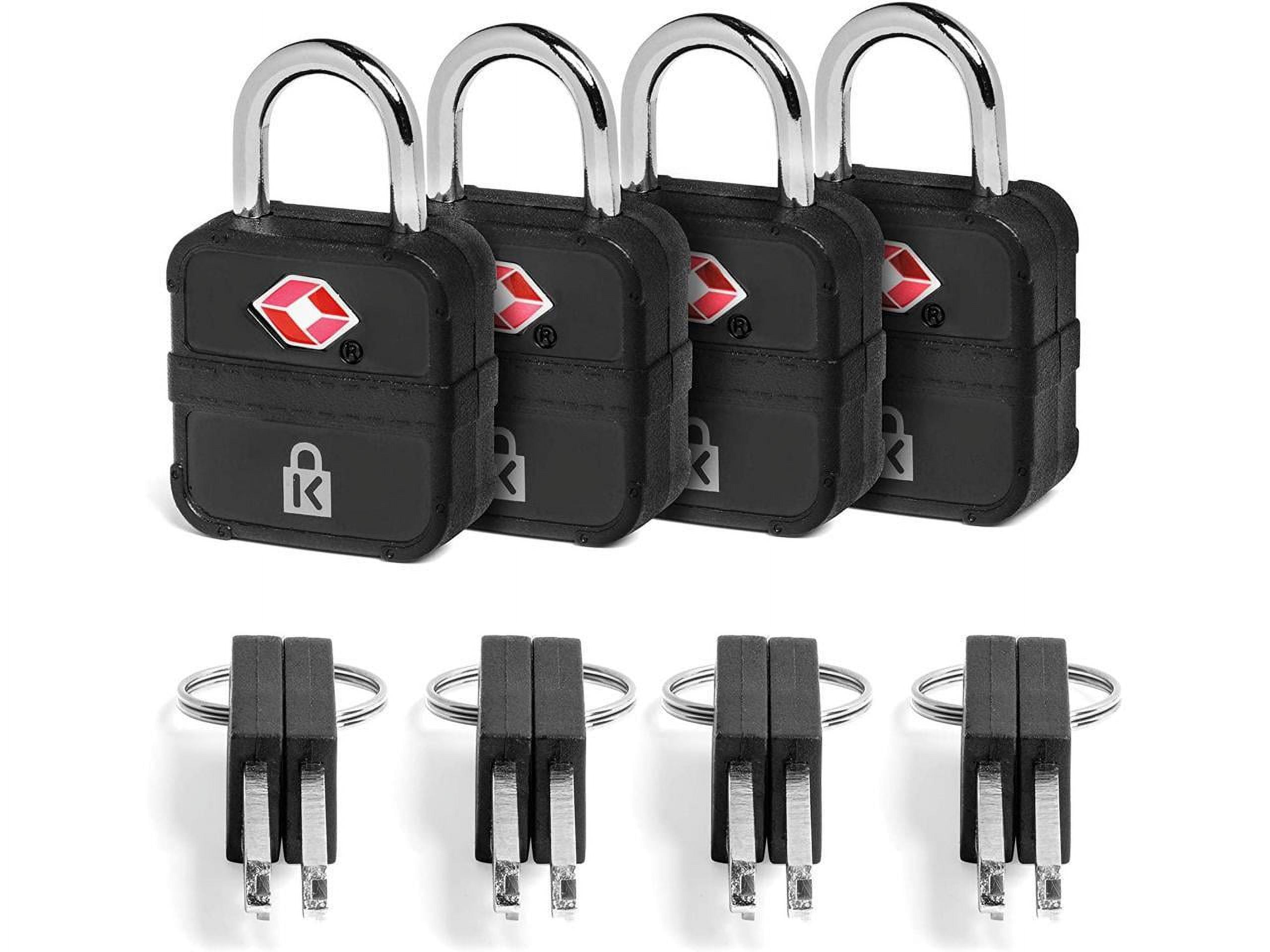 Kensington TSA Accepted Keyed Luggage Lock - Security lock (pack of 4)