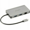 thumbnail image 1 of Kensington UH1450P USB-C Mobile Dock - for Monitor, Notebook, Keyboard, Desktop PC, Smartphone, Mouse - USB Type C - 2 Displays Supported - 4K @ 60Hz - 3840 x 2160 - 4 x USB Ports - 2 x USB Type-A ..., 1 of 9