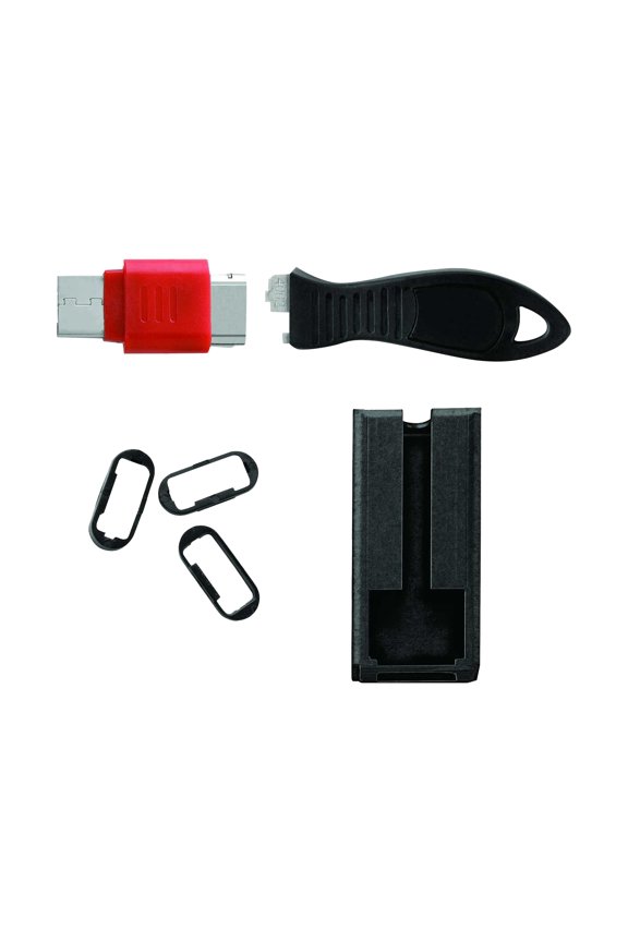 USB Port Lock with Cable Guard - Square - USB port blocker
