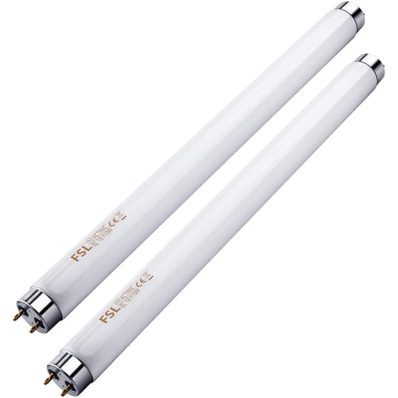 Kensizer 2-Pack Bug Zapper Light Tubes Replacement 10W Each for 20W Electronic Bug Zapper T8 Lamp Bulbs for Indoor Outdoor