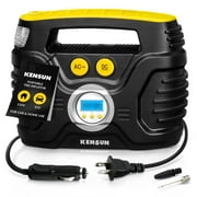 Kensun Air Compressor for Tires - Portable Tire Inflator Air Pump for Car - Electric Tire Compressor for Home and Car - Air Compressor Tire Pump - Air Pump for Cars, BIkes, And Inflatables