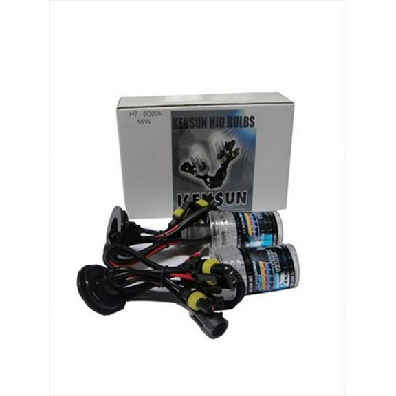 Kensun UN-K-55W Bulbs-9005-3K HID Xenon 3000K 55W AC Bulbs, Yellow