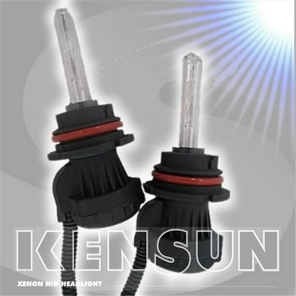 Kensun UN-K-Bulbs-9004 M-8K HID Bi-Xenon 8000K 35W AC Bulbs- White With Blue Tinge
