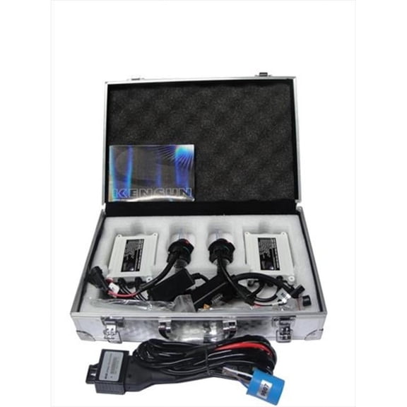 Kensun UN-K-Slim Kit-9006-6K HID Xenon 6000K 35W AC Slim Kit- Bright White