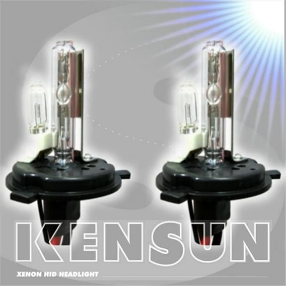 Kensun UN-K-Slim Kit-H4 LH-10K HID Xenon Lo-Hi Halogen 10000K 35W AC Slim Kit- Light Blue