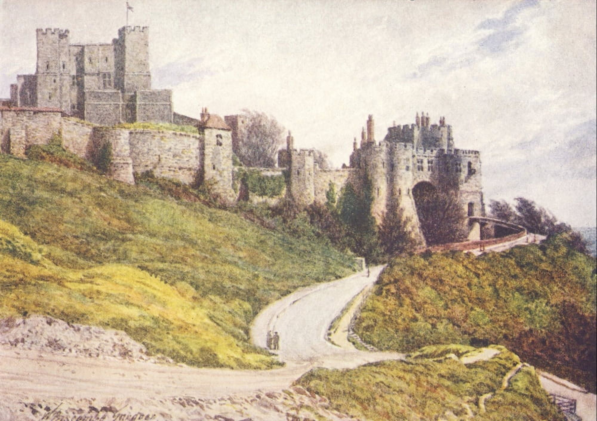 Kent 1906 Dover Castle Canvas Art - William B Gardner (18 x 24)