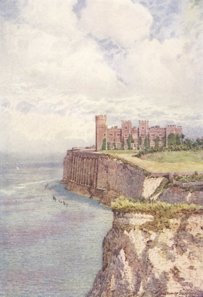 Kent 1906 Kingsgate Castle Canvas Art - William B Gardner (18 x 24)