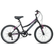 Kent 20-inch Girl's Kobra Mountain Child Bicycle, Black/Pink