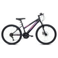thumbnail image 1 of Kent 24" Northpoint Girl's Mountain Teen Bike, Black/Pink/Purple, 1 of 9
