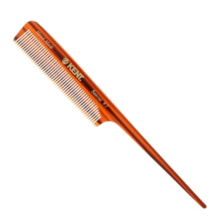 Kent 8T Rat Tail Combs Teasing Comb for Hair Styling and Sectioning, Handmade Fine Tooth Comb Parting Combs for Braiding Hair and Styling Comb Combs for Women