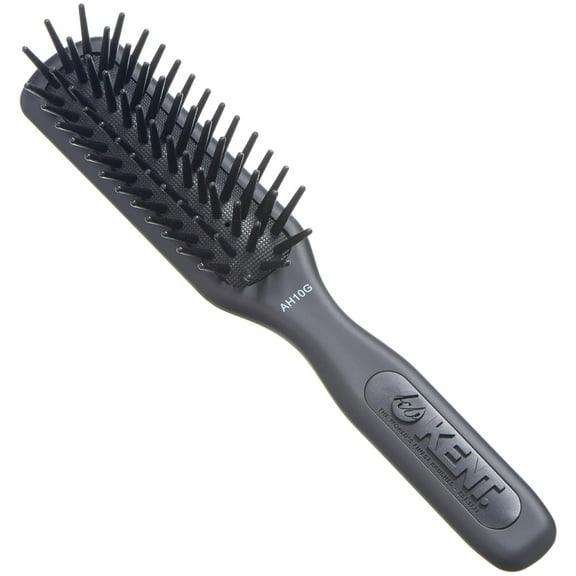 Kent AH10G Airhedz Pro Narrow Pin Hair Brush (Fat Pin, Grey)