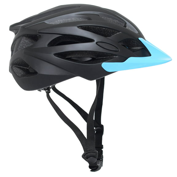 Kent Adult Helmet, Black and Blue with Mesh Liner