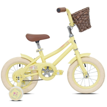 Kent Bicycle 12-inch Girls Mila Child Bicycle, Yellow