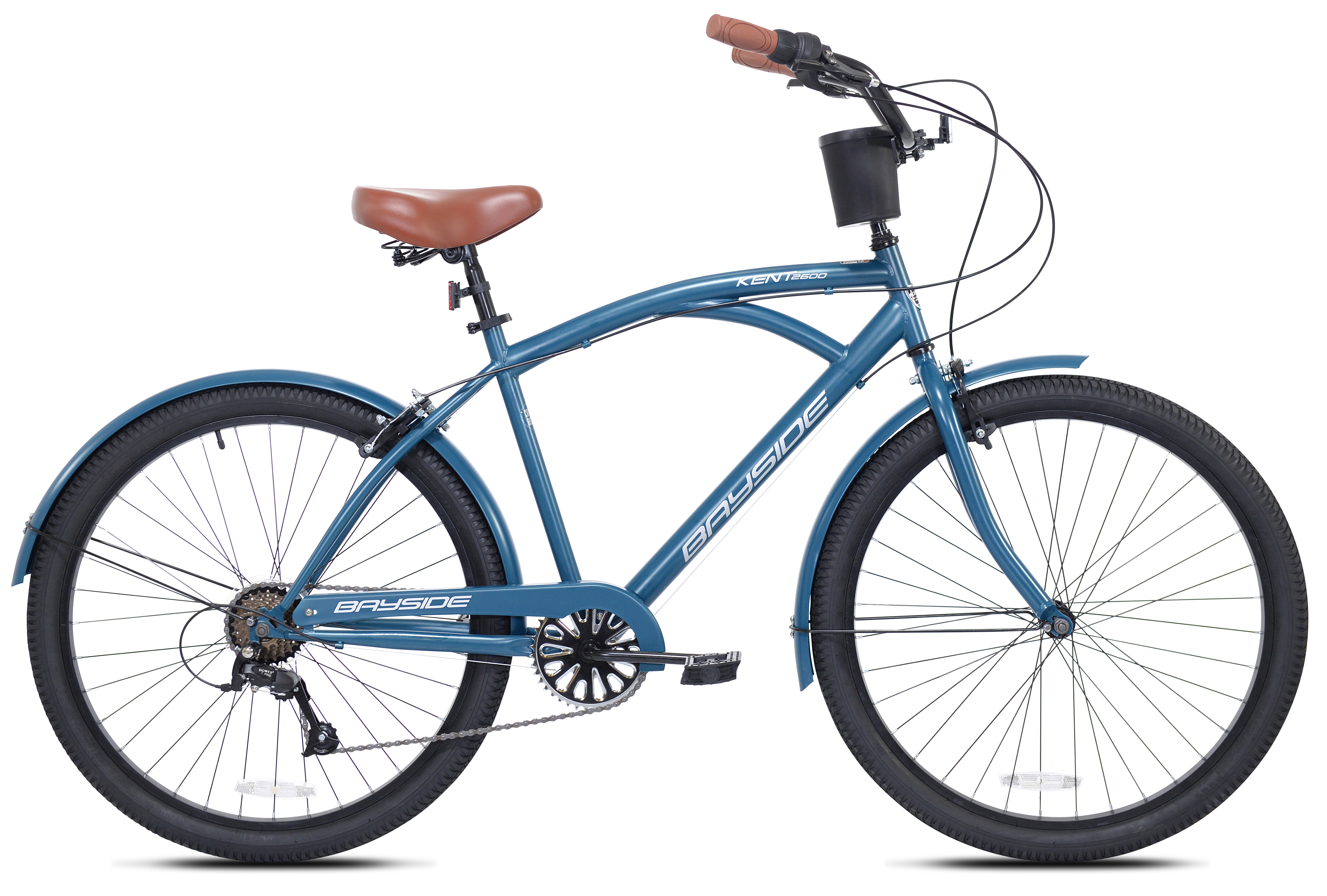 Kent Bicycle 26-inch Bayside Men's Cruiser Bicycle, Blue - image 1 of 8