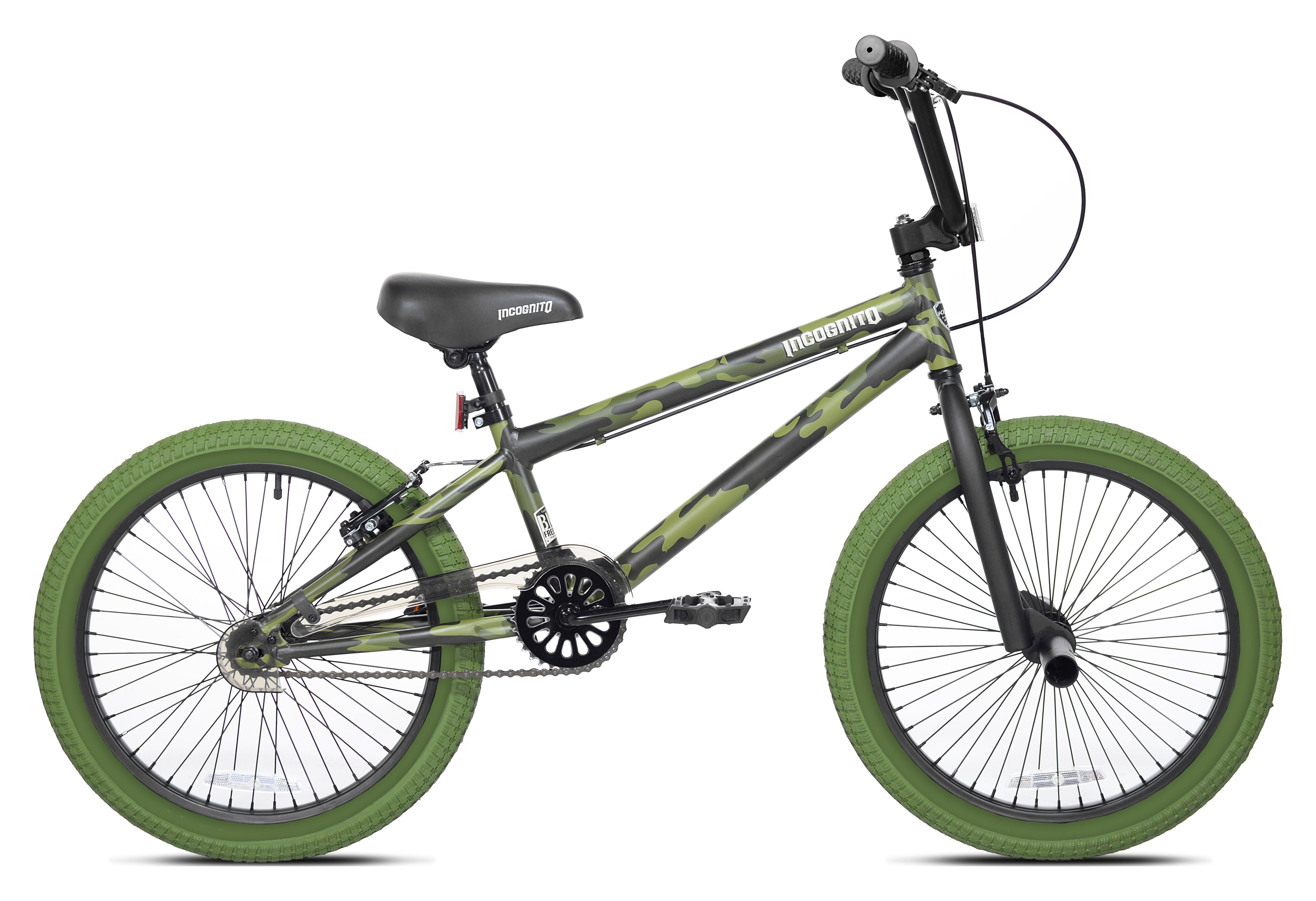 Kent Bicycles 20 Incognito Boy's BMX Child Bicycle, Green Camouflage 