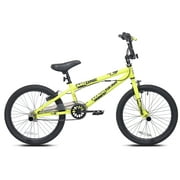 Kent Bicycles 20 in Madd Gear Freestyle BMX Boy's Bicycle, Neon Yellow