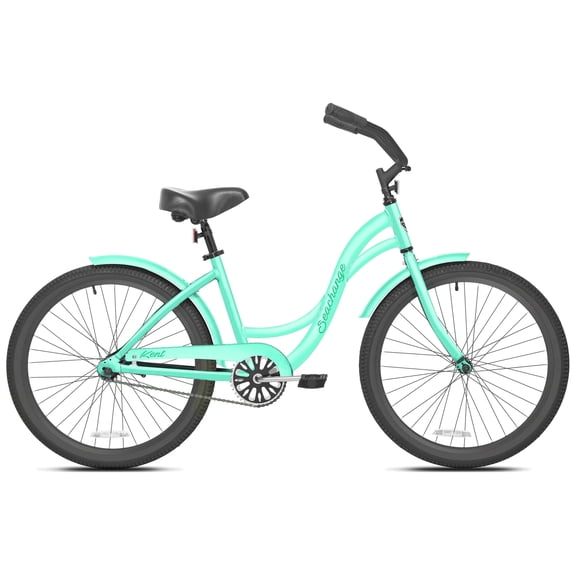 Open Box Kent Bicycles 24" Girl's Seachange Beach Cruiser, Ages 12+, Mint Green