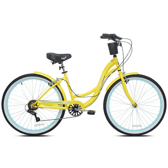 Kent Bicycles 26 in. Bayside Women's Cruiser Bicycle, Yellow