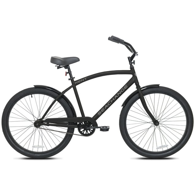 Kent Bicycles 26inch Men's Seachange Beach Cruiser Bike, Black