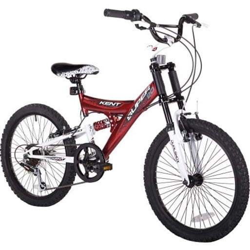Kent Super 20 Boys Dual Suspension Bicycle with Alloy Rims & 7