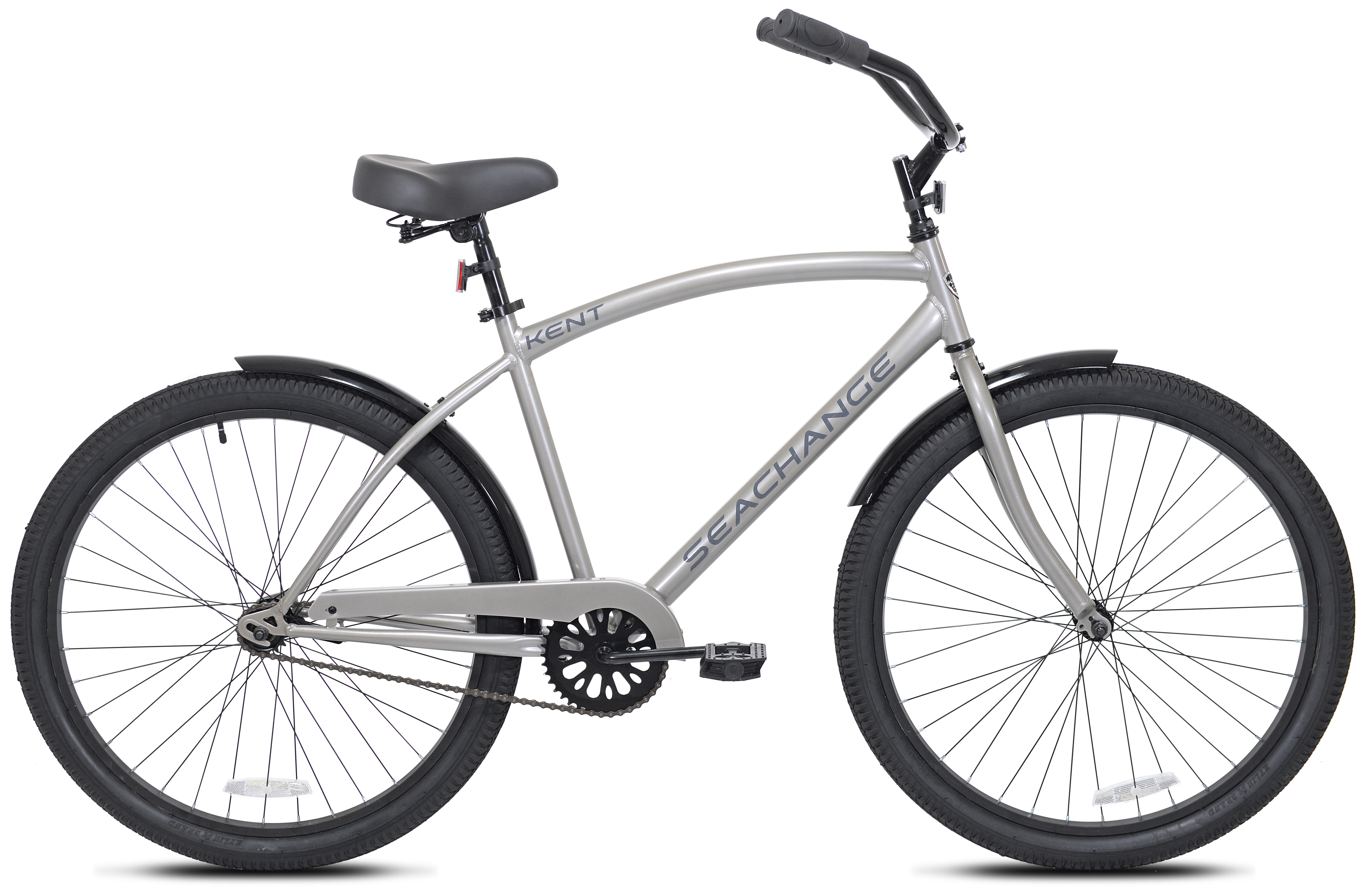 Kent Bicycles Sea Change Men's 26 in. Beach Cruiser Bicycle, Silver - image 1 of 10