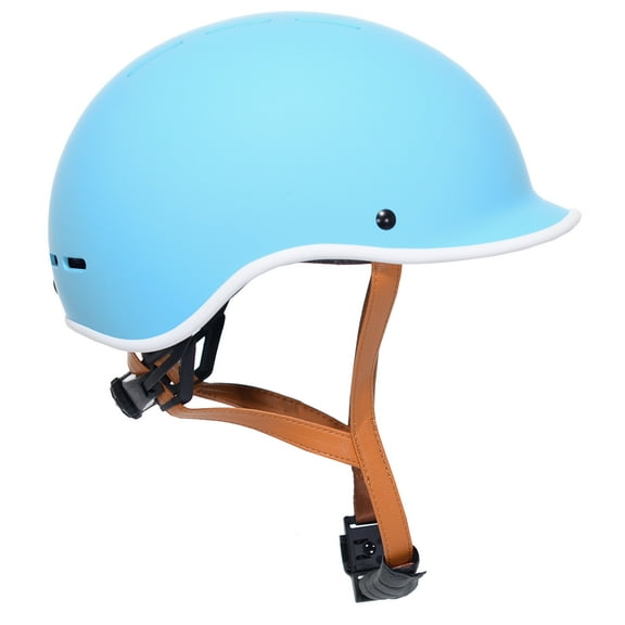 Kent Bicycles Unisex Adult Commuter Bike Helmet, Light Blue & Brown, Large